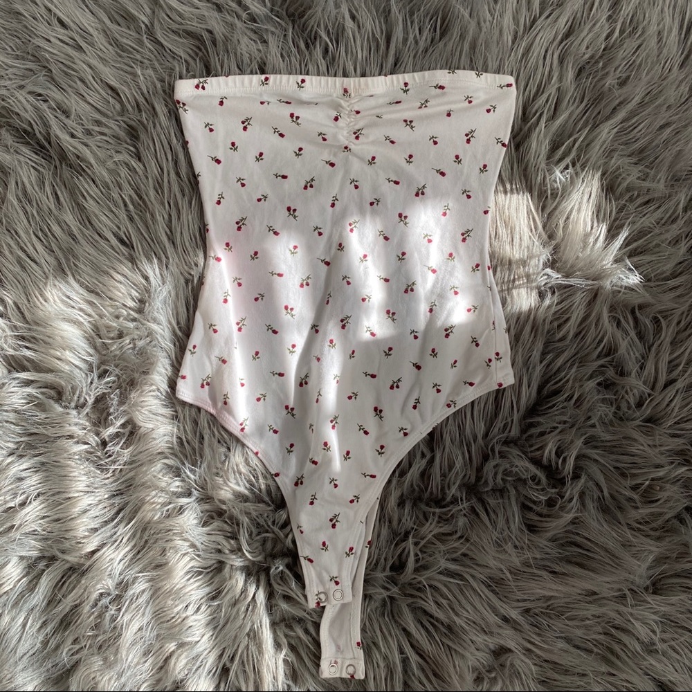 f21 rose bodysuit